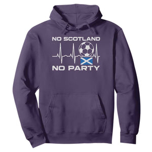 No Scotland No Party Hoodie Scotland Football Proud Scottish Fan