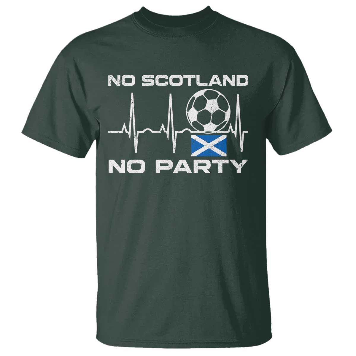 No Scotland No Party T Shirt Scotland Football Proud Scottish Fan