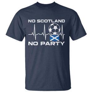 No Scotland No Party T Shirt Scotland Football Proud Scottish Fan
