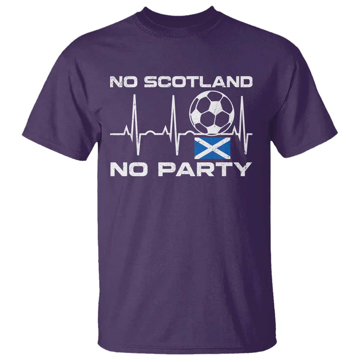 No Scotland No Party T Shirt Scotland Football Proud Scottish Fan