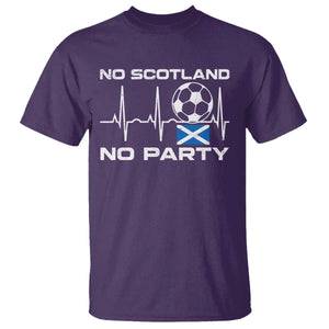 No Scotland No Party T Shirt Scotland Football Proud Scottish Fan