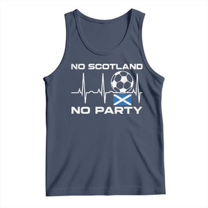 No Scotland No Party Tank Top Scotland Football Proud Scottish Fan
