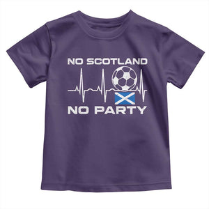 No Scotland No Party Toddler T Shirt Scotland Football Proud Scottish Fan