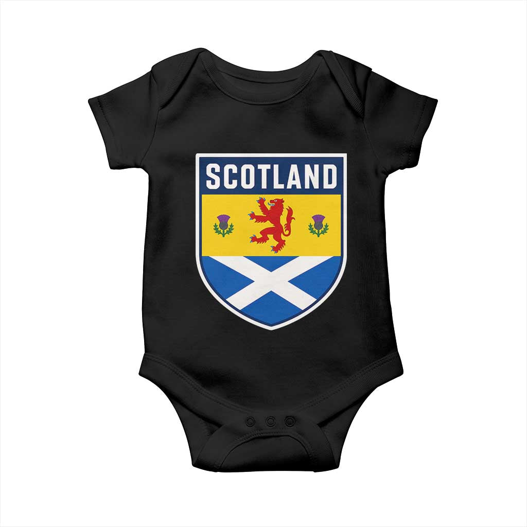 Scottish Rampant Lion Scotland Coat of Arms National Pride Baby Onesie