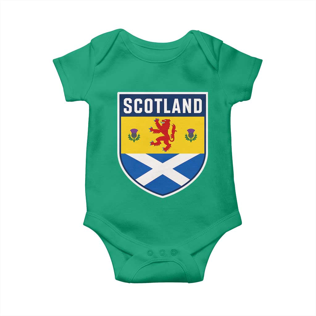 Scottish Rampant Lion Scotland Coat of Arms National Pride Baby Onesie