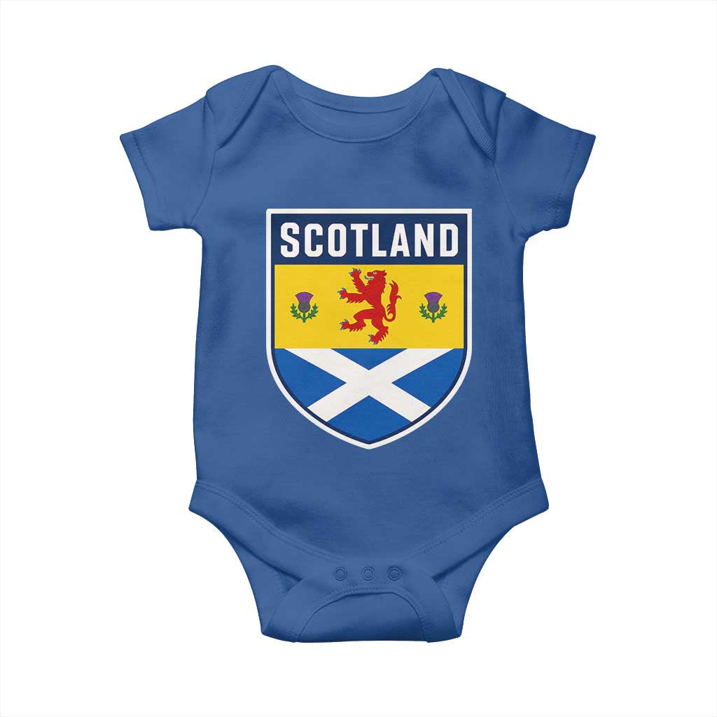 Scottish Rampant Lion Scotland Coat of Arms National Pride Baby Onesie