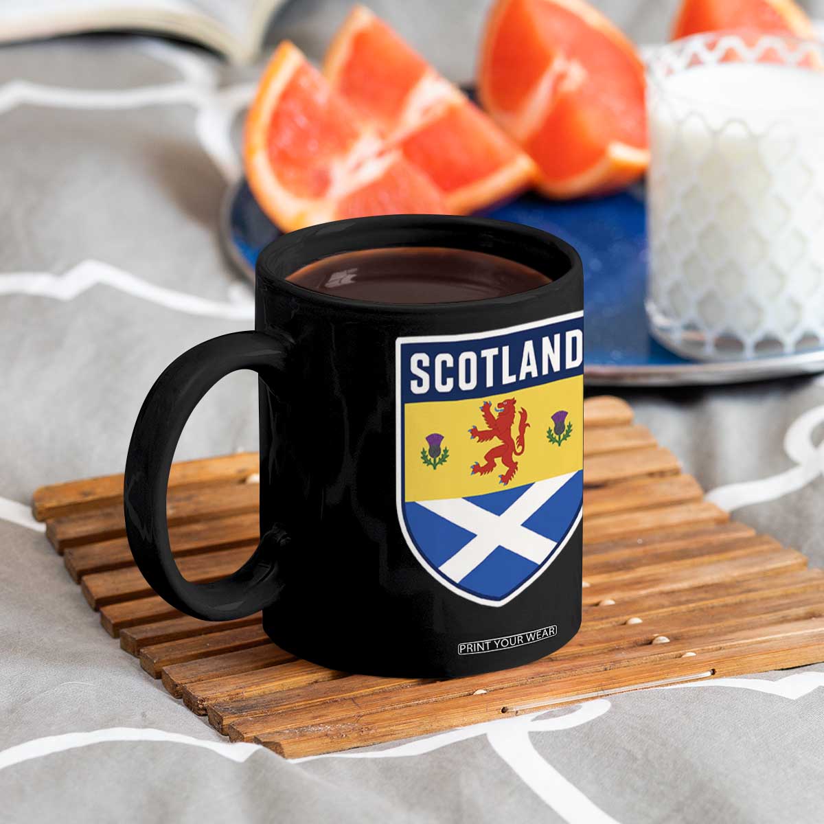 Scottish Rampant Lion Scotland Coat of Arms National Pride Coffee Mug TS11 Print Your Wear