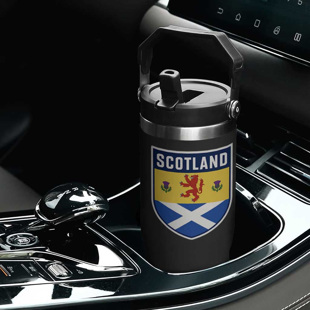 Scottish Rampant Lion Scotland Coat of Arms National Pride Flip Straw Tumbler TS11 Print Your Wear