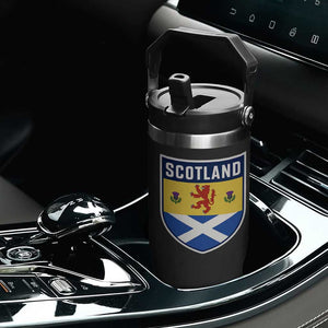 Scottish Rampant Lion Scotland Coat of Arms National Pride Flip Straw Tumbler TS11 Print Your Wear