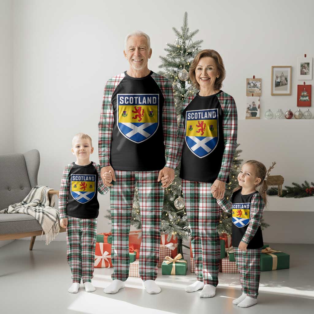 Scottish Rampant Lion Scotland Coat of Arms National Pride Plaid Pajama Set