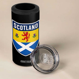 Scottish Rampant Lion Scotland Coat of Arms National Pride 4 in 1 Can Cooler Tumbler TS11 Print Your Wear