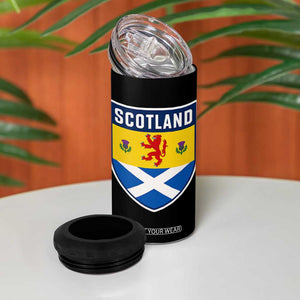 Scottish Rampant Lion Scotland Coat of Arms National Pride 4 in 1 Can Cooler Tumbler TS11 Print Your Wear
