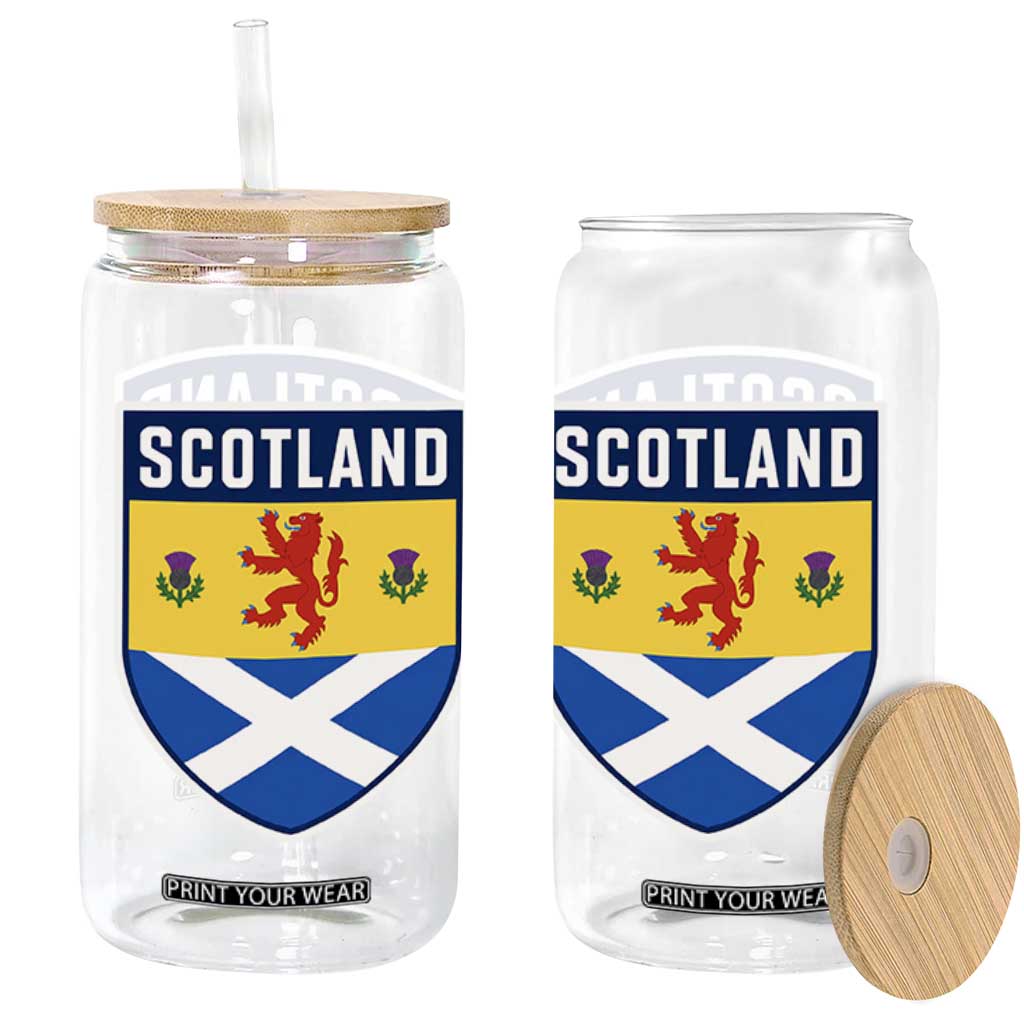 Scottish Rampant Lion Scotland Coat of Arms National Pride Glass Can TS11 Print Your Wear