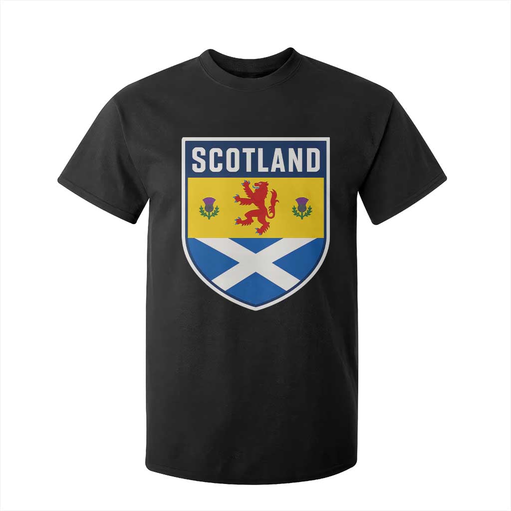 Scottish Rampant Lion Scotland Coat of Arms National Pride T Shirt For Kid