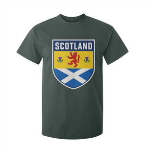 Scottish Rampant Lion Scotland Coat of Arms National Pride T Shirt For Kid