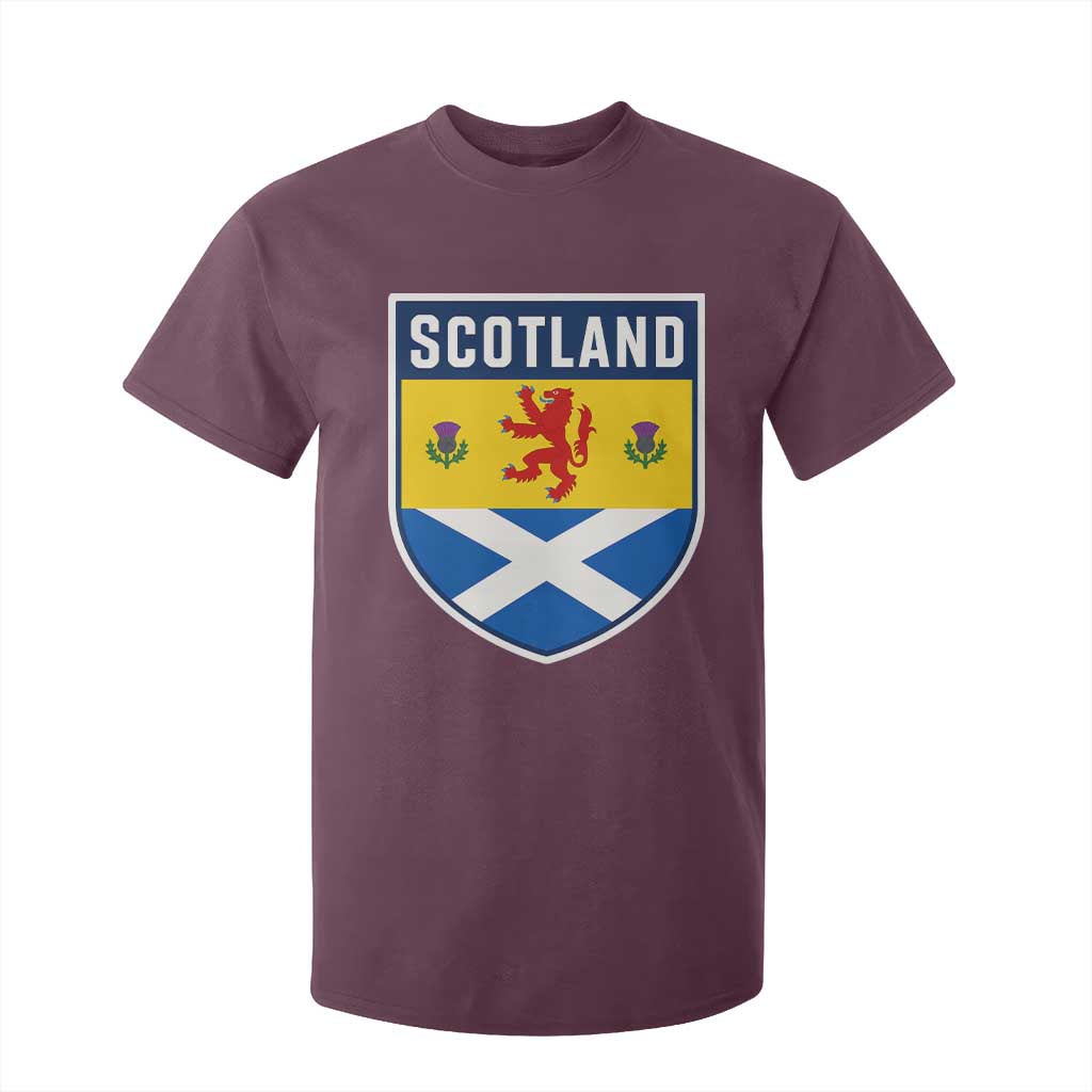 Scottish Rampant Lion Scotland Coat of Arms National Pride T Shirt For Kid