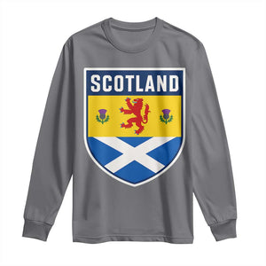 Scottish Rampant Lion Scotland Coat of Arms National Pride Long Sleeve Shirt