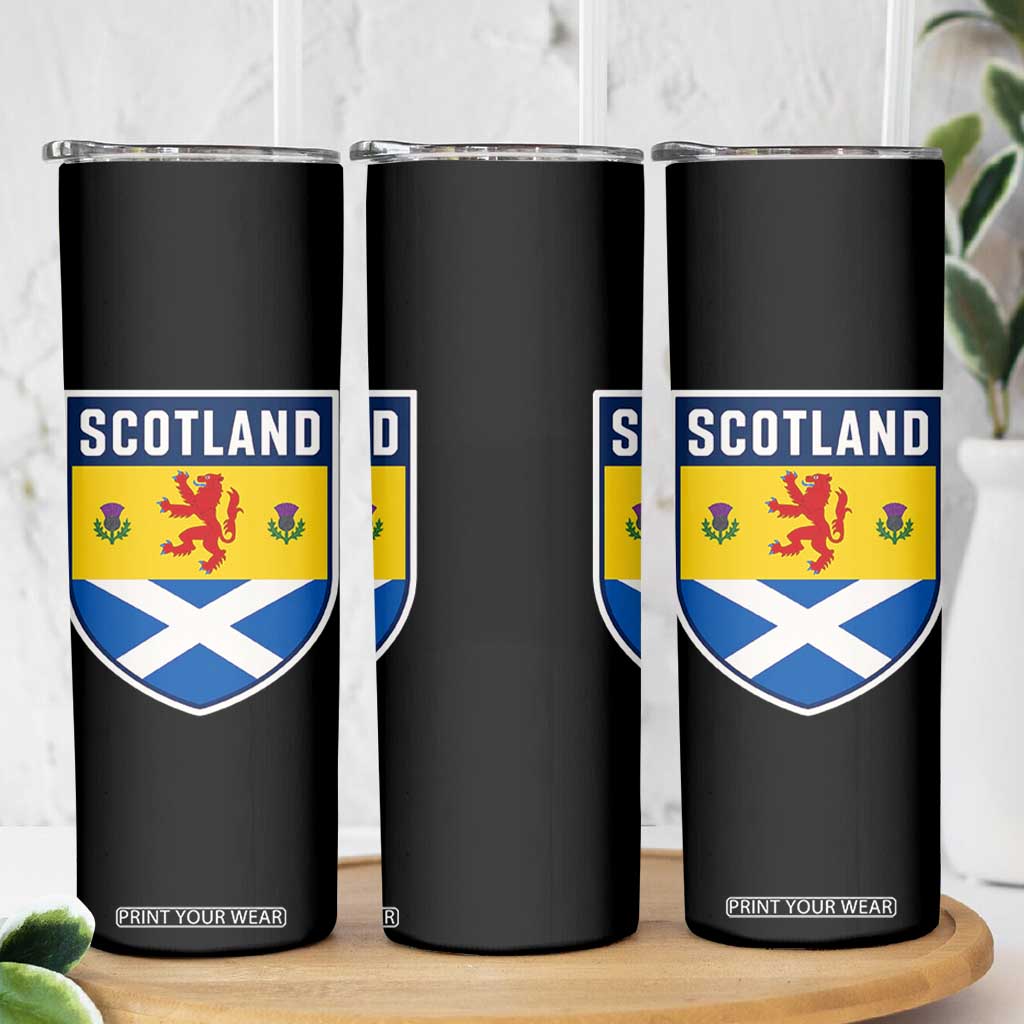 Scottish Rampant Lion Scotland Coat of Arms National Pride Skinny Tumbler TS11 Print Your Wear