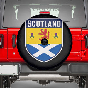 Scottish Rampant Lion Scotland Coat of Arms National Pride Spare Tire Cover TS11 Black Print Your Wear