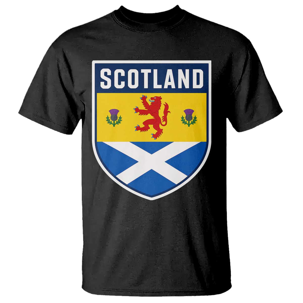 Scottish Rampant Lion Scotland Coat of Arms National Pride T Shirt