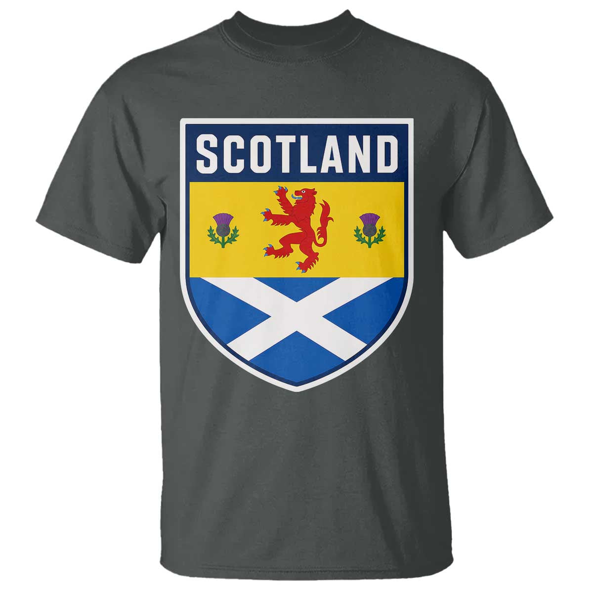 Scottish Rampant Lion Scotland Coat of Arms National Pride T Shirt