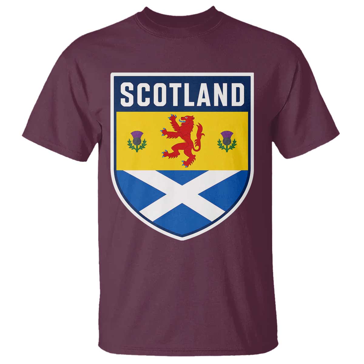 Scottish Rampant Lion Scotland Coat of Arms National Pride T Shirt
