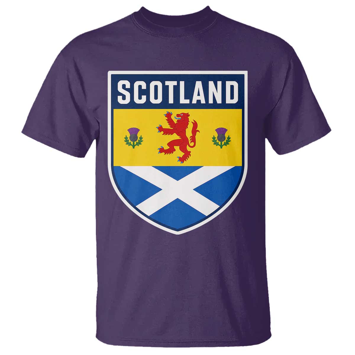 Scottish Rampant Lion Scotland Coat of Arms National Pride T Shirt