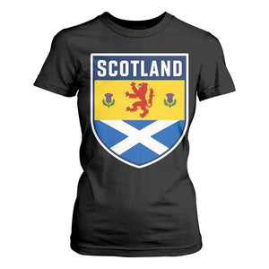 Scottish Rampant Lion Scotland Coat of Arms National Pride T Shirt For Women