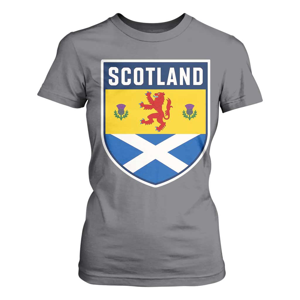 Scottish Rampant Lion Scotland Coat of Arms National Pride T Shirt For Women