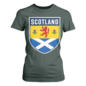 Scottish Rampant Lion Scotland Coat of Arms National Pride T Shirt For Women