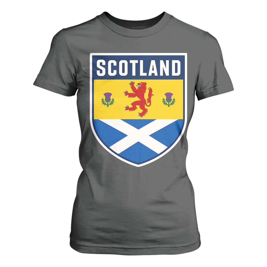 Scottish Rampant Lion Scotland Coat of Arms National Pride T Shirt For Women