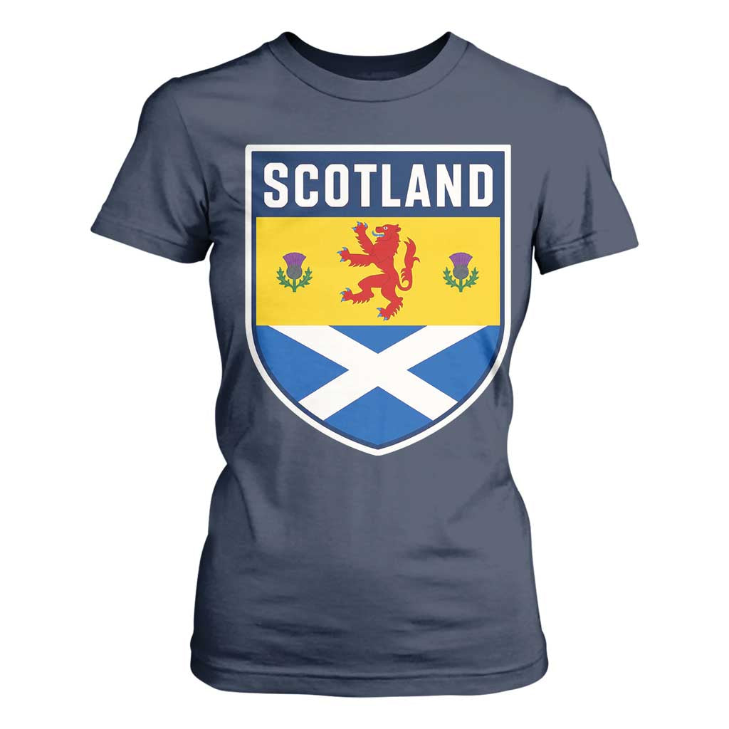 Scottish Rampant Lion Scotland Coat of Arms National Pride T Shirt For Women