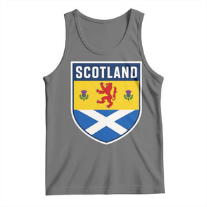 Scottish Rampant Lion Scotland Coat of Arms National Pride Tank Top