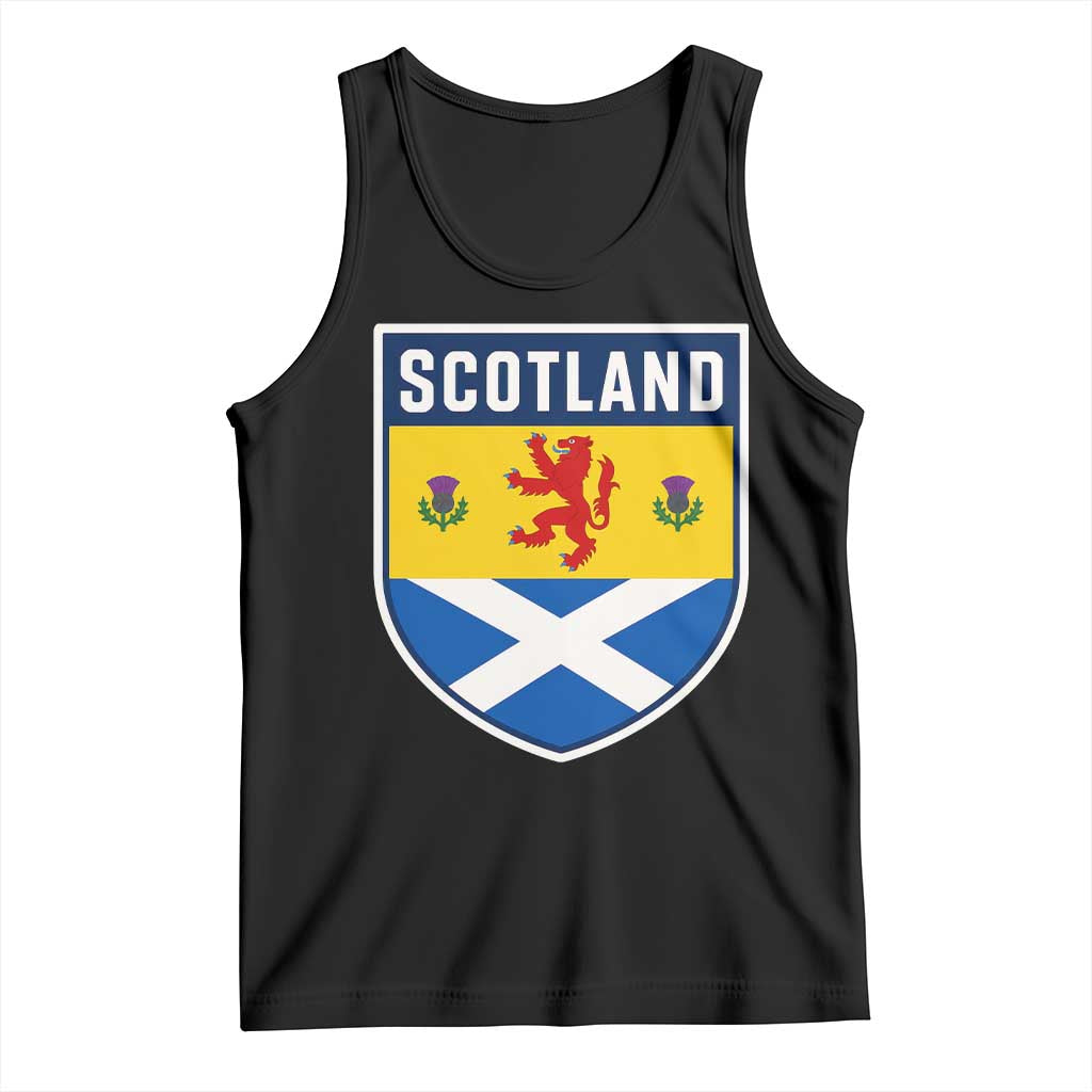 Scottish Rampant Lion Scotland Coat of Arms National Pride Tank Top