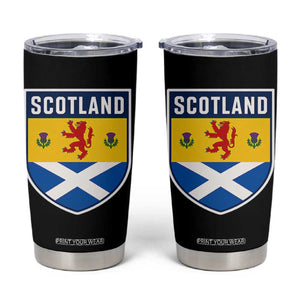 Scottish Rampant Lion Scotland Coat of Arms National Pride Tumbler Cup TS11 Black Print Your Wear