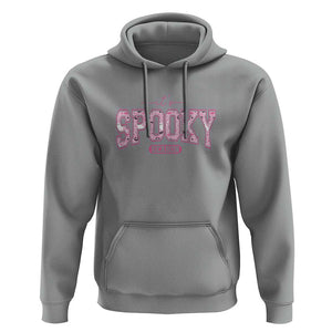 Funny Halloween Hoodie It's Spooky Season Pink Pumpkin Cute Cat TS11 Sport Gray Print Your Wear