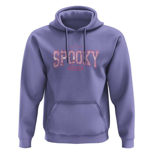 Funny Halloween Hoodie It's Spooky Season Pink Pumpkin Cute Cat TS11 Violet Print Your Wear