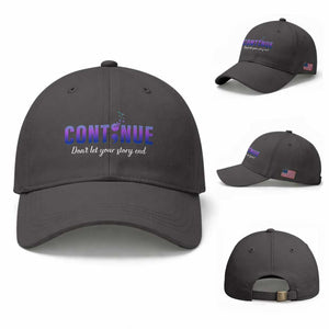 Suicide Prevention Awareness Baseball Cap Continue Don't Let Your Story End Semicolon Butterflies
