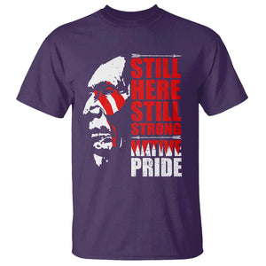 Native Americans T Shirt Still Here Still Strong Native Pride Tribes TS11 Purple Print Your Wear