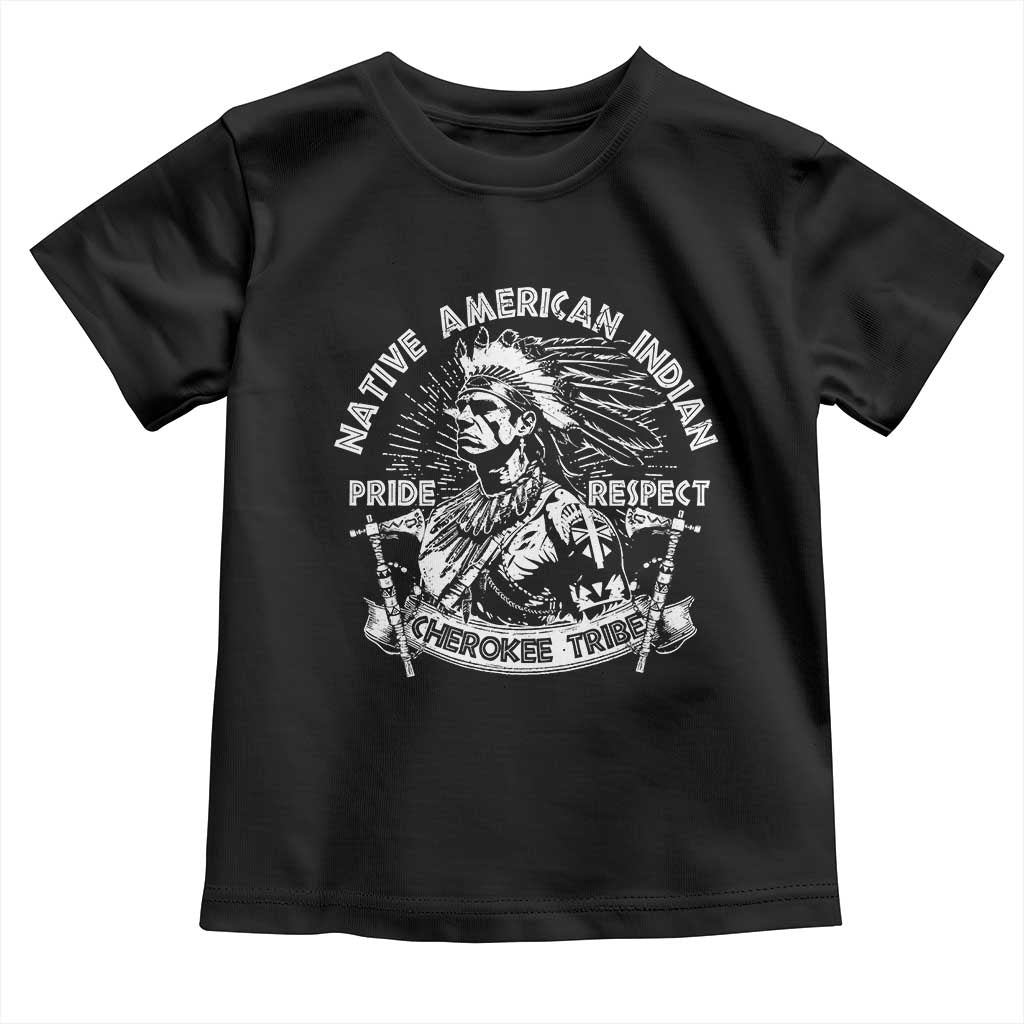 Cherokee Tribe Toddler T Shirt Native American Indian Pride Respect Axe TS11 Black Print Your Wear