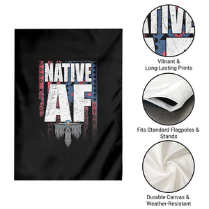 Native American Indian Garden Flag Native AF Indigenous Vintage Thunderbird TS11 Print Your Wear
