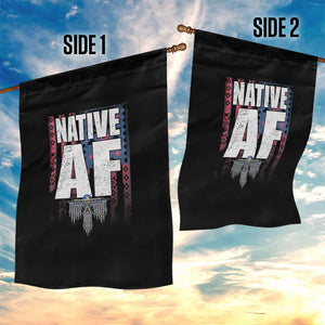 Native American Indian Garden Flag Native AF Indigenous Vintage Thunderbird TS11 Print Your Wear