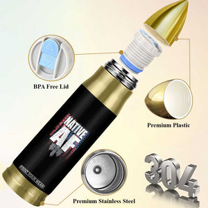 Native American Indian Bullet Tumbler Native AF Indigenous Vintage Thunderbird TS11 Print Your Wear