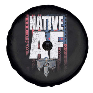 Native American Indian Spare Tire Cover Native AF Indigenous Vintage Thunderbird TS11 Print Your Wear