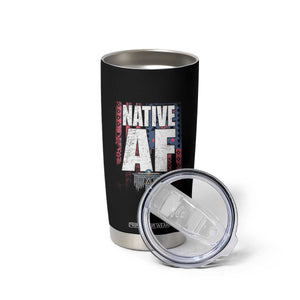 Native American Indian Tumbler Cup Native AF Indigenous Vintage Thunderbird TS11 Print Your Wear