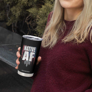 Native American Indian Tumbler Cup Native AF Indigenous Vintage Thunderbird TS11 Print Your Wear
