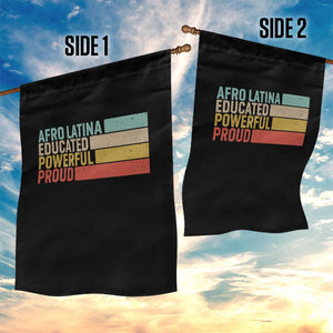 Afro Latina Garden Flag Educated Powerful Proud Hispanic Heritage Month TS11 Print Your Wear