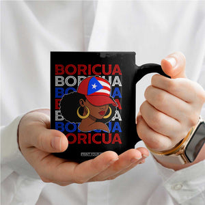 Puerto Rico Boricua Girl Proud Puerto Rican Hispanic Heritage Coffee Mug TS11 Print Your Wear