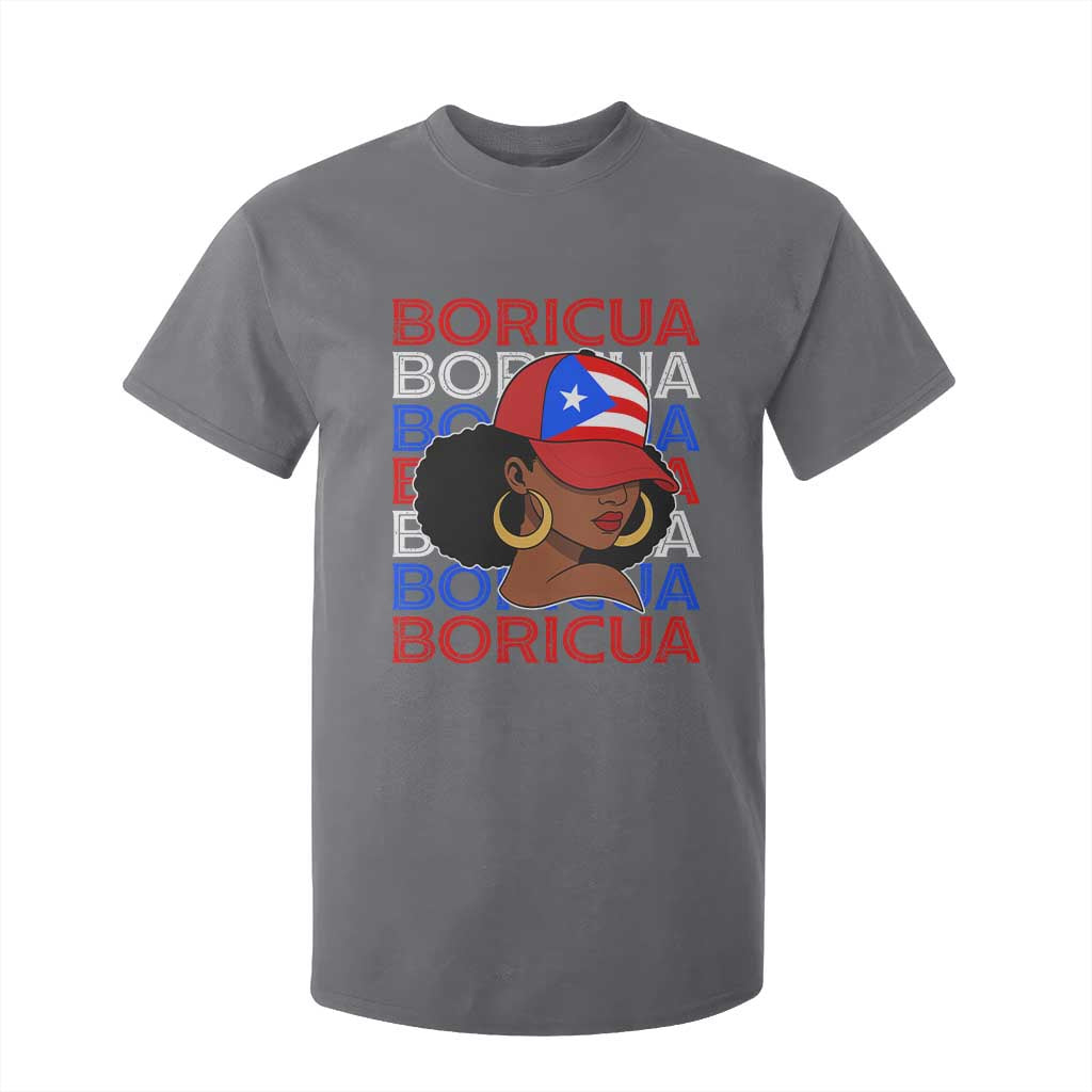 Puerto Rico Boricua Girl Proud Puerto Rican Hispanic Heritage T Shirt For Kid TS11 Charcoal Print Your Wear