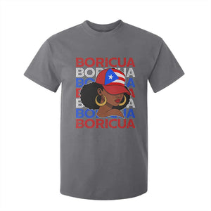 Puerto Rico Boricua Girl Proud Puerto Rican Hispanic Heritage T Shirt For Kid TS11 Charcoal Print Your Wear